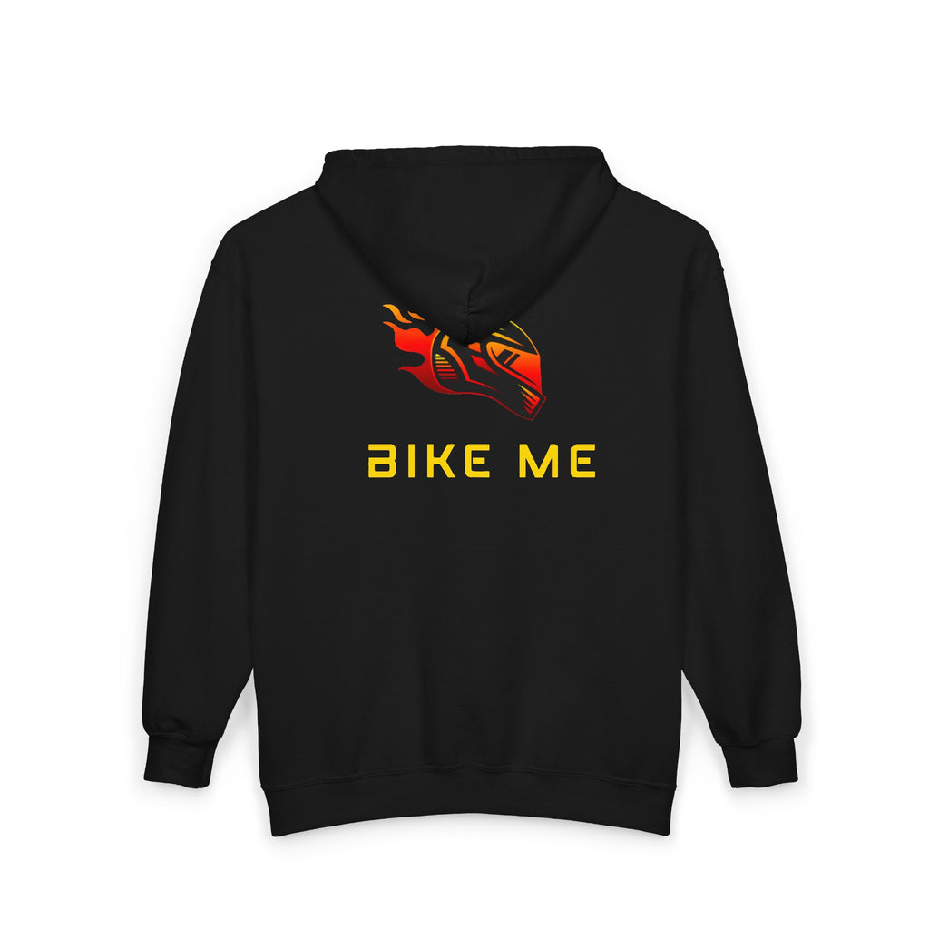 "Bike Me" Graphic Zip-Up Hoodie