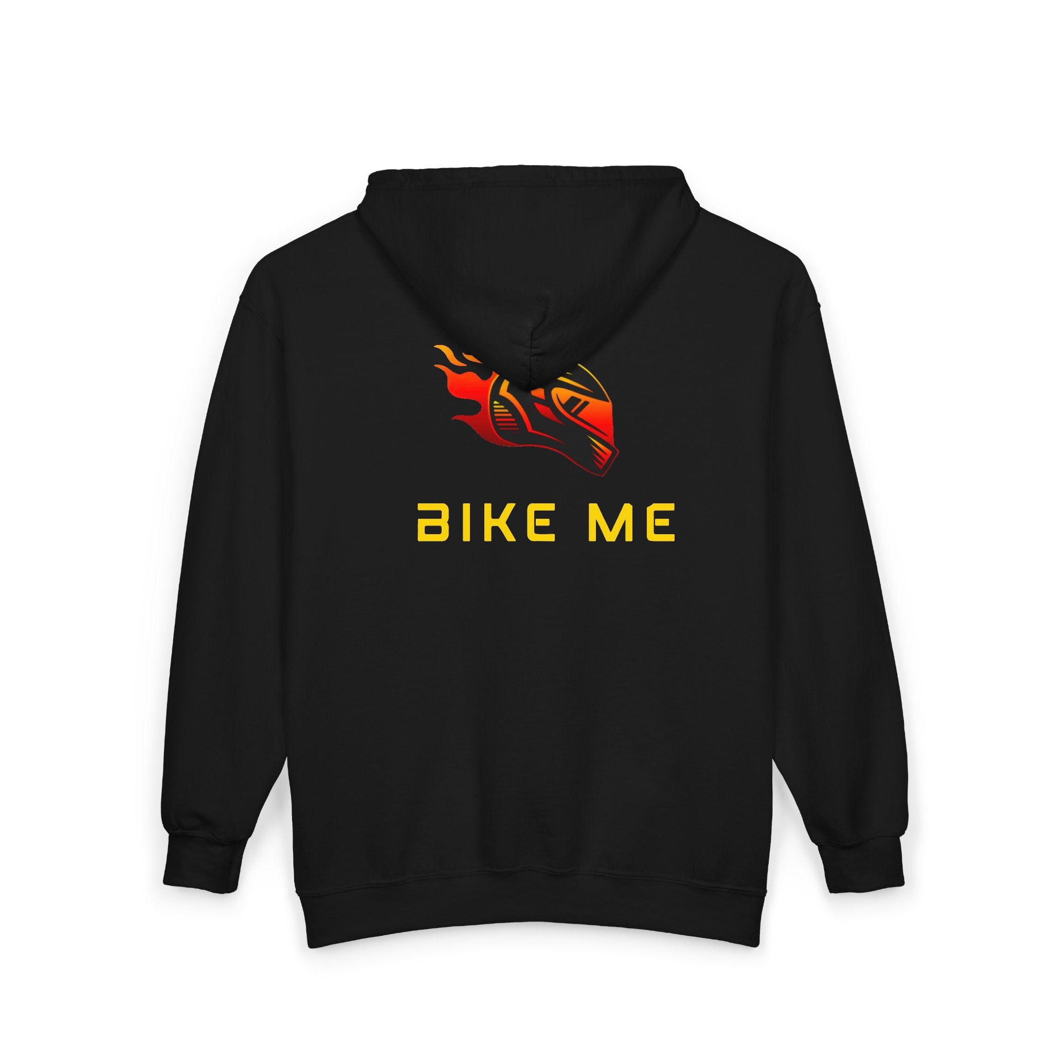 "Bike Me" Graphic Zip-Up Hoodie