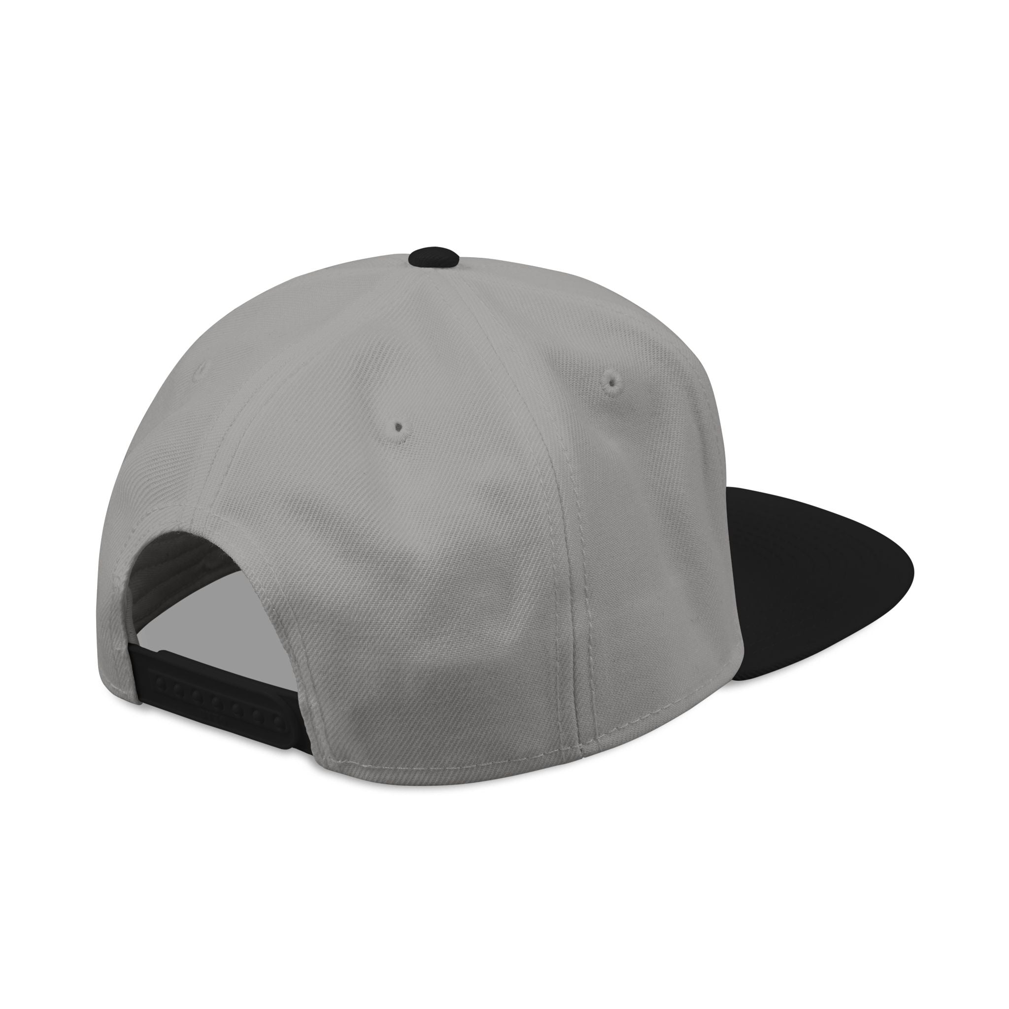 Embroidered Flame Snapback Hat — "Kiss Me" Pixel Fire Design