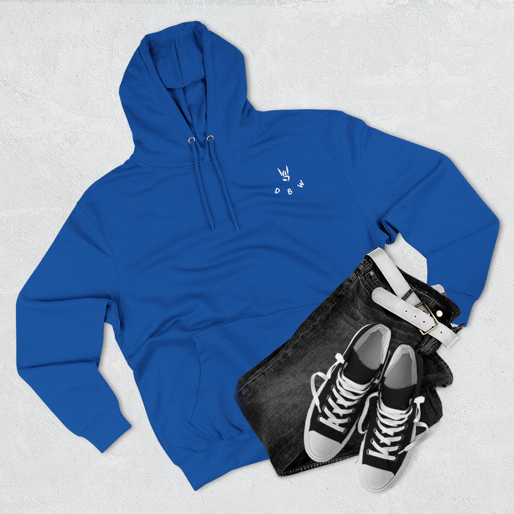 "Don't Be Weird" 3-Panel Fleece Hoodie
