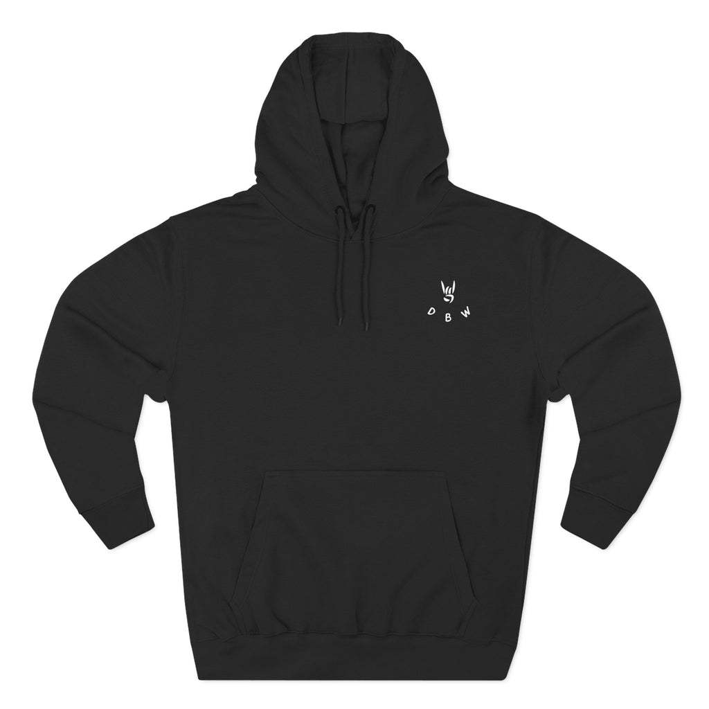 "Don't Be Weird" 3-Panel Fleece Hoodie