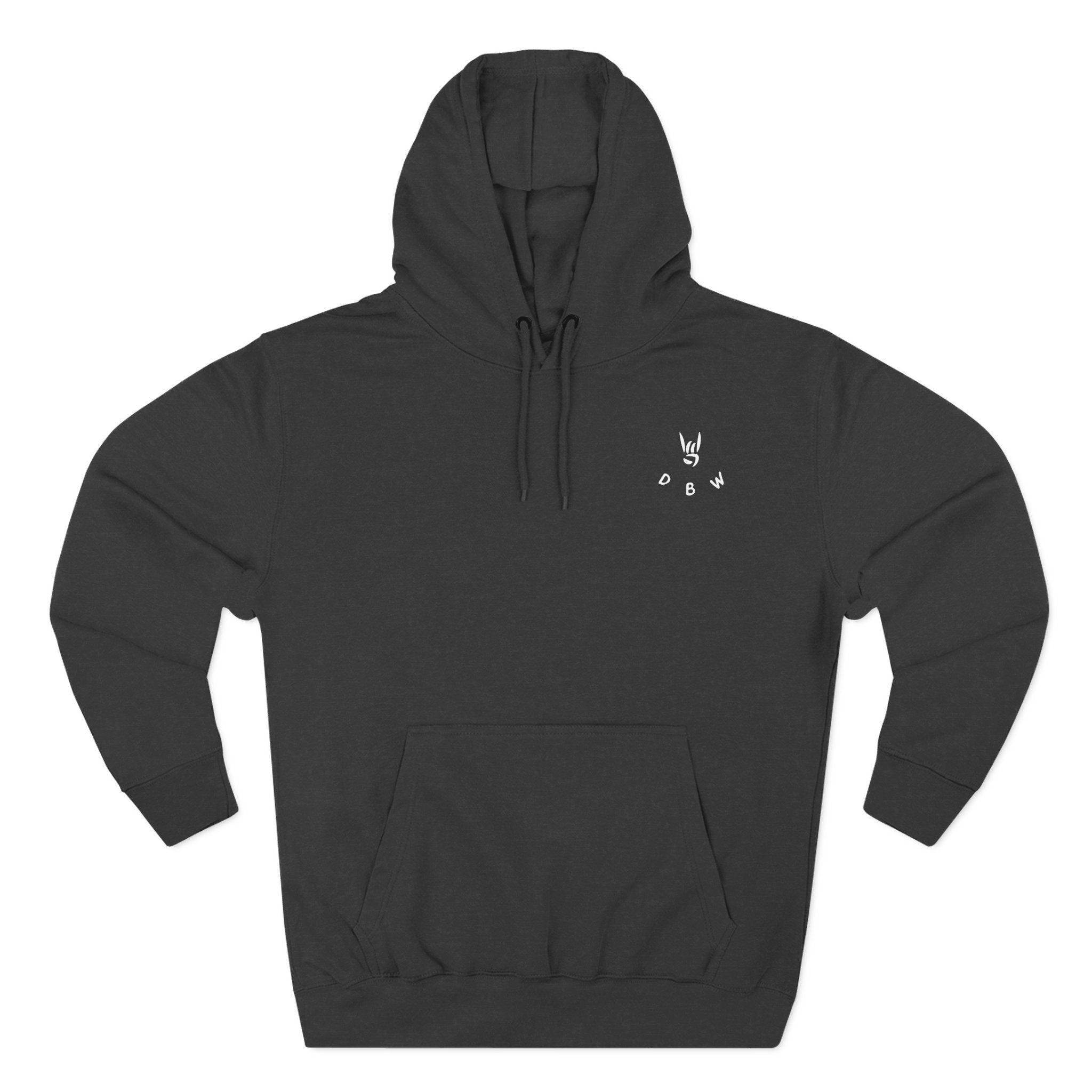 "Don't Be Weird" 3-Panel Fleece Hoodie