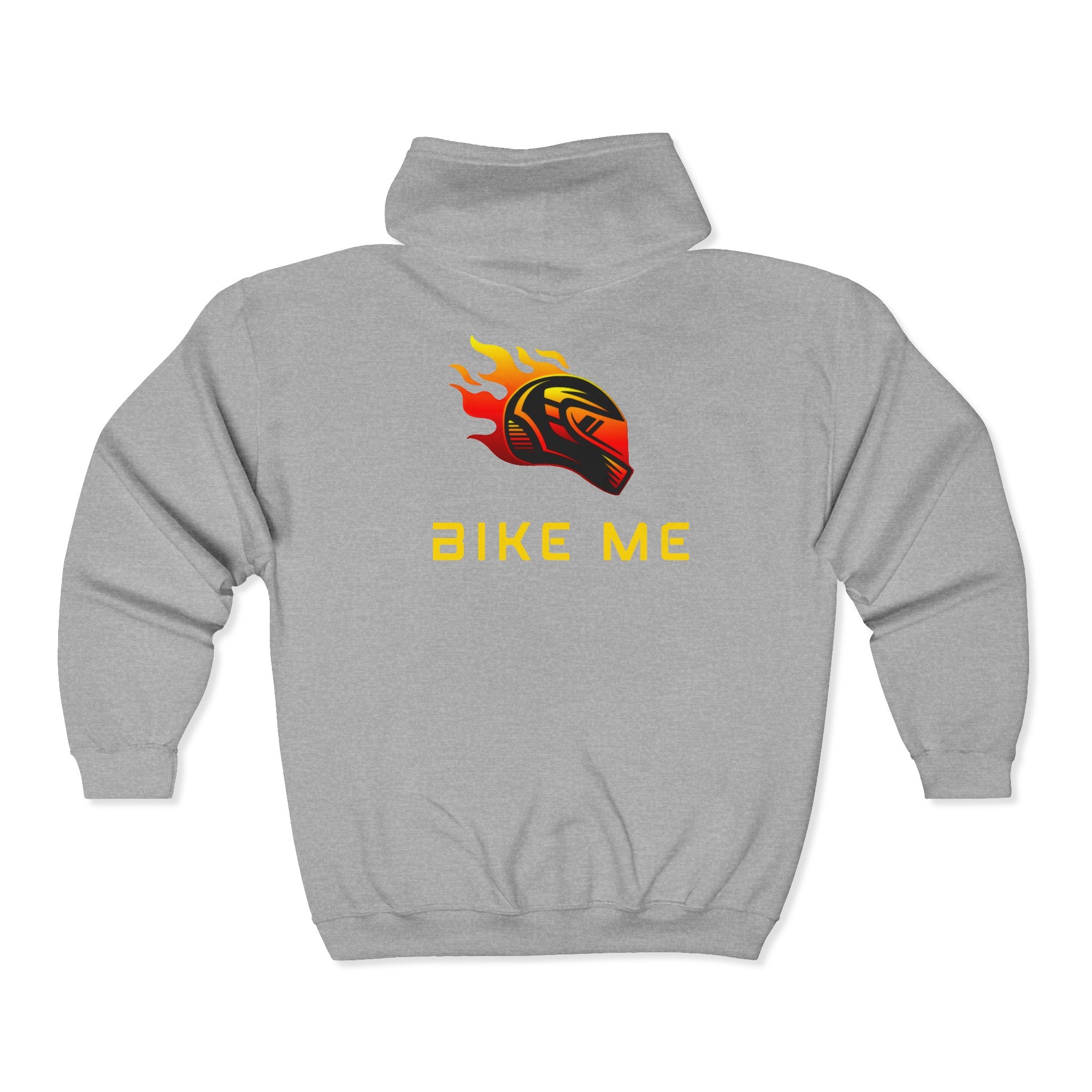 "Bike Me" Graphic Zip-Up Hoodie