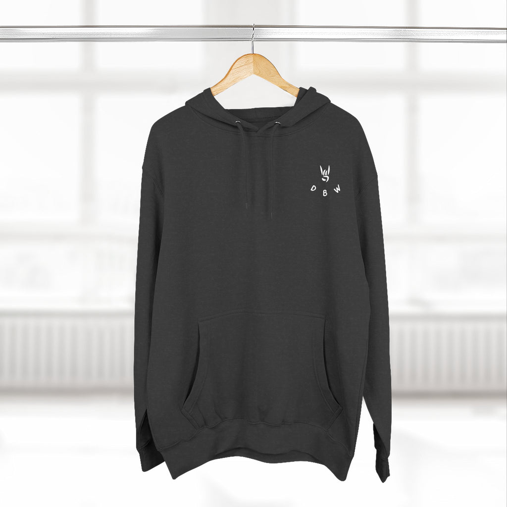 "Don't Be Weird" 3-Panel Fleece Hoodie