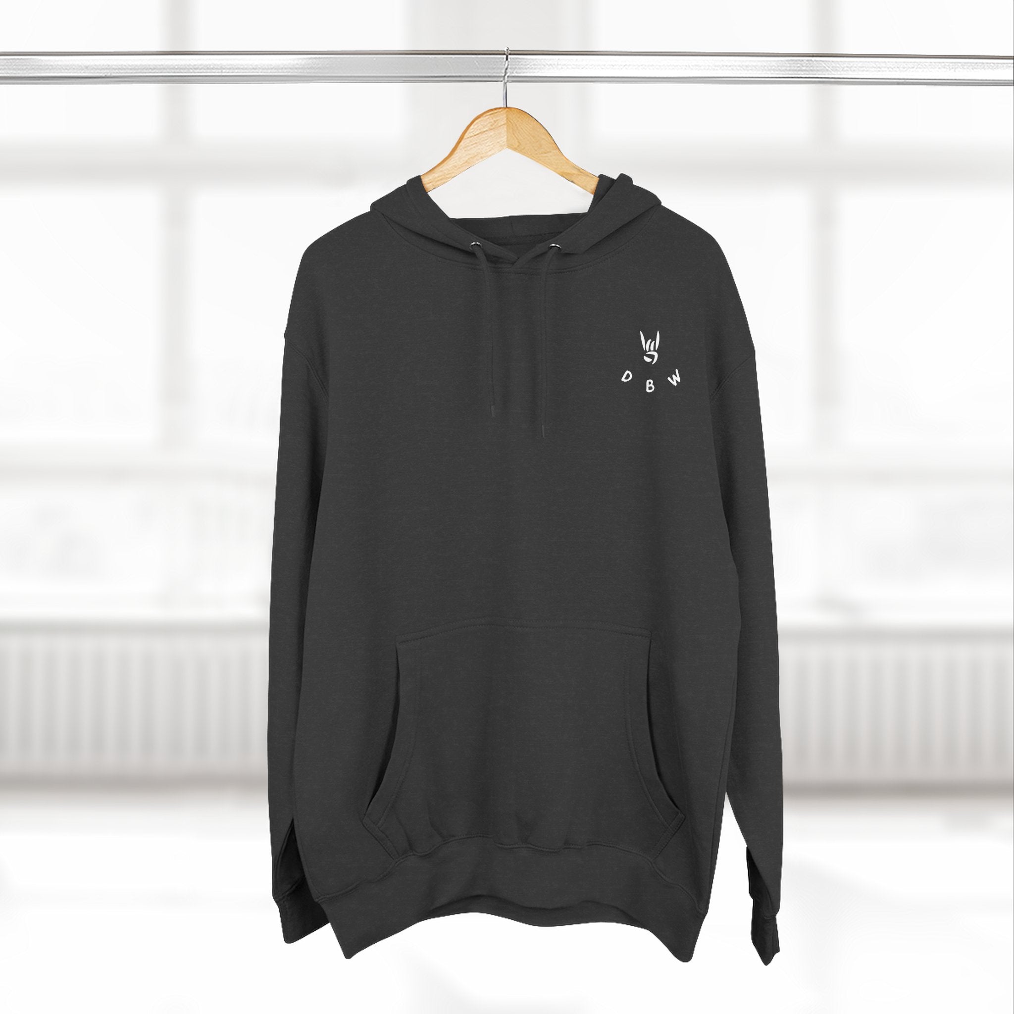 "Don't Be Weird" 3-Panel Fleece Hoodie