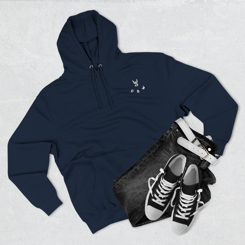"Don't Be Weird" 3-Panel Fleece Hoodie