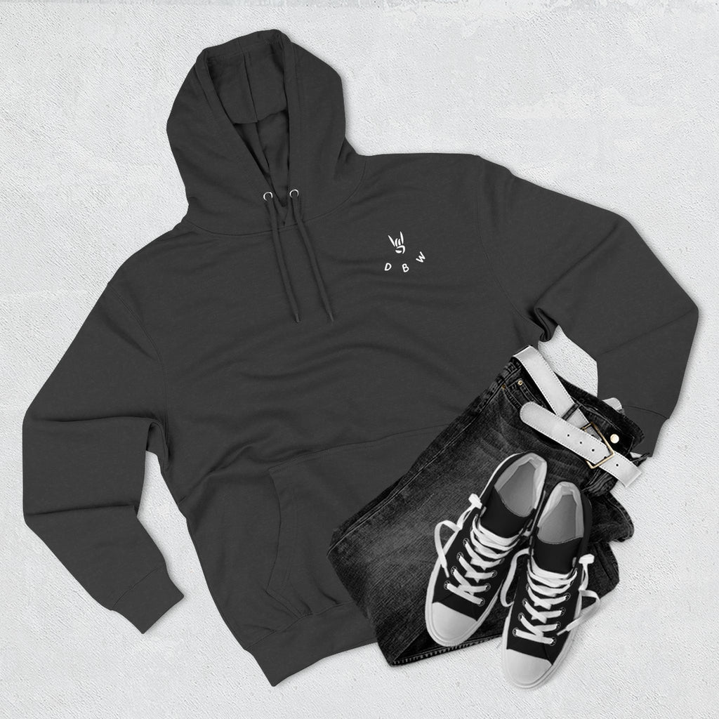 "Don't Be Weird" 3-Panel Fleece Hoodie