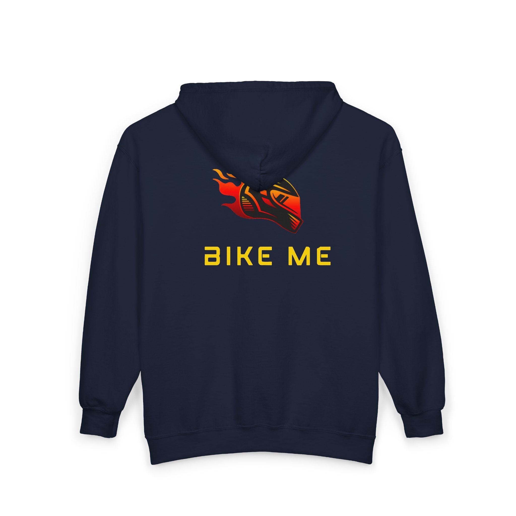 "Bike Me" Graphic Zip-Up Hoodie