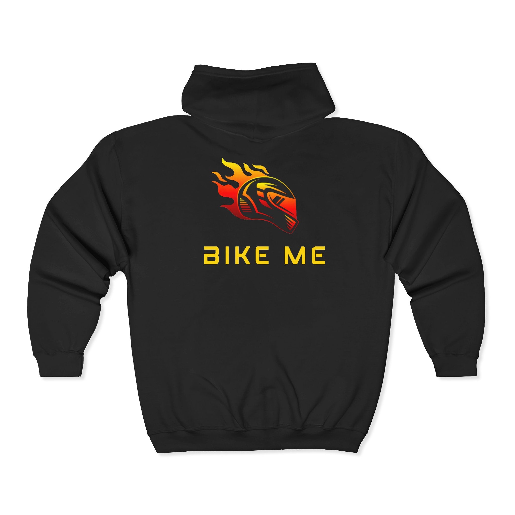"Bike Me" Graphic Zip-Up Hoodie