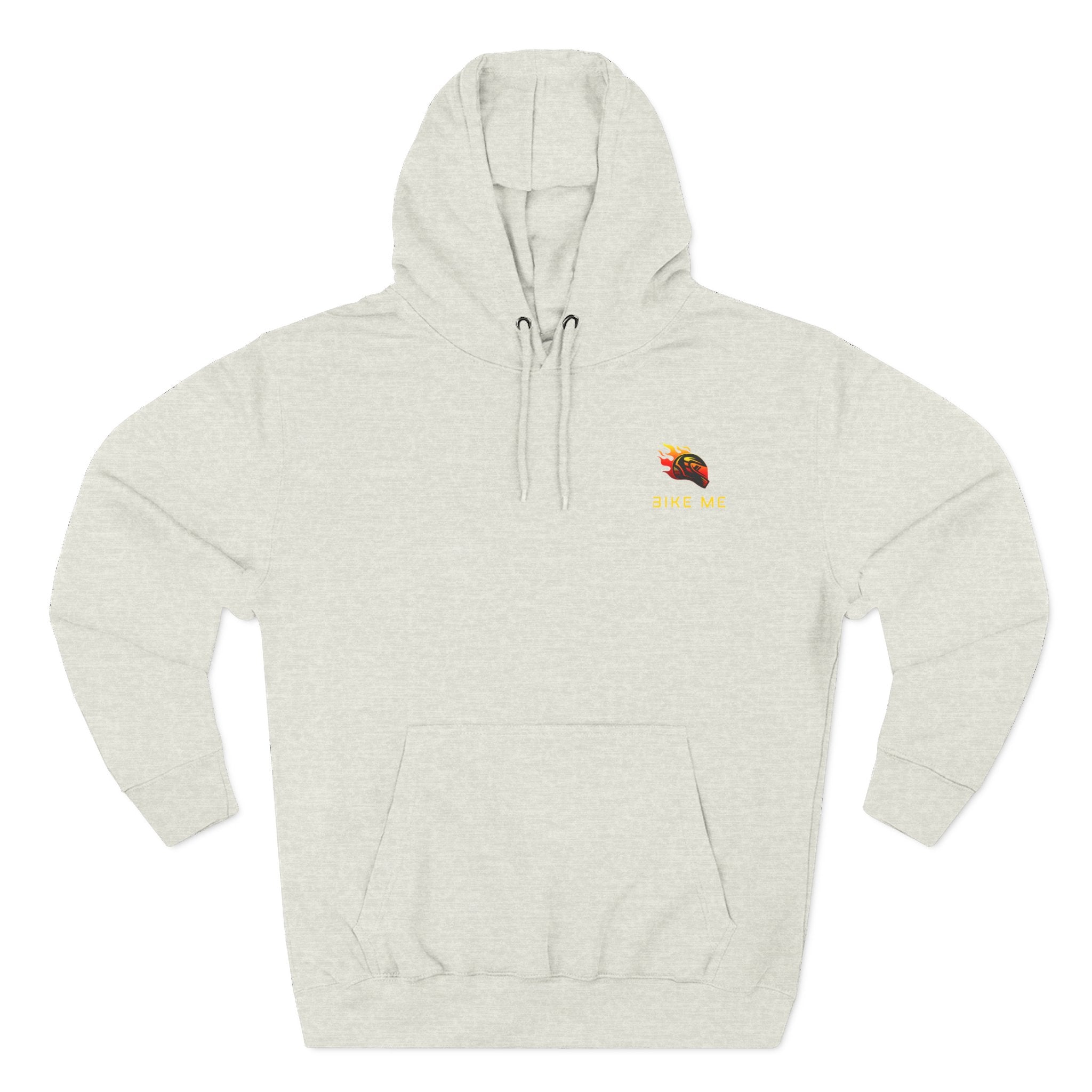 "Bike Me" Flaming Helmet Graphic Hoodie