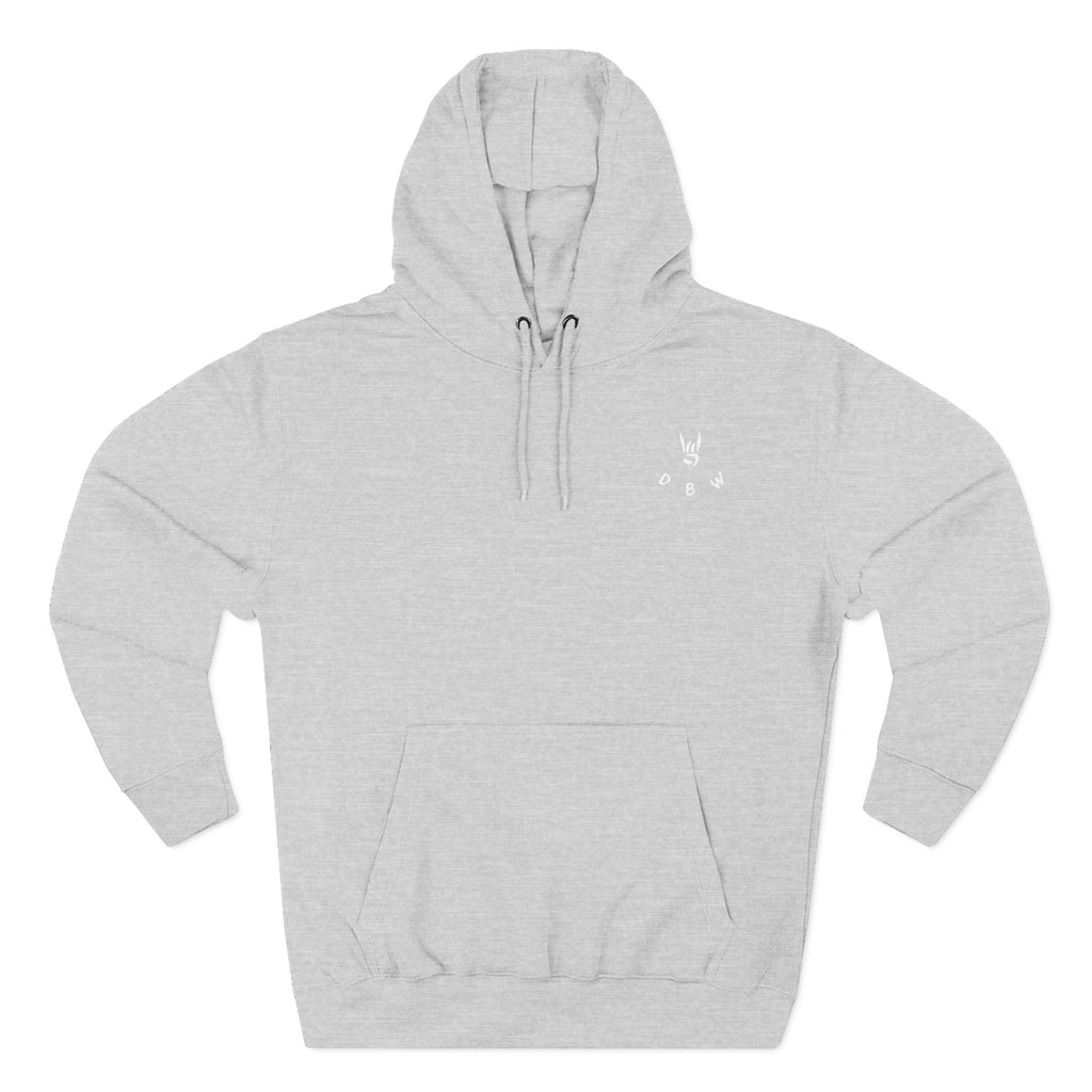 "Don't Be Weird" 3-Panel Fleece Hoodie