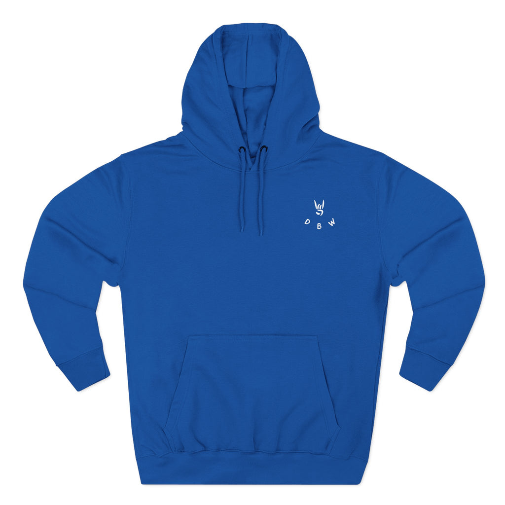 "Don't Be Weird" 3-Panel Fleece Hoodie