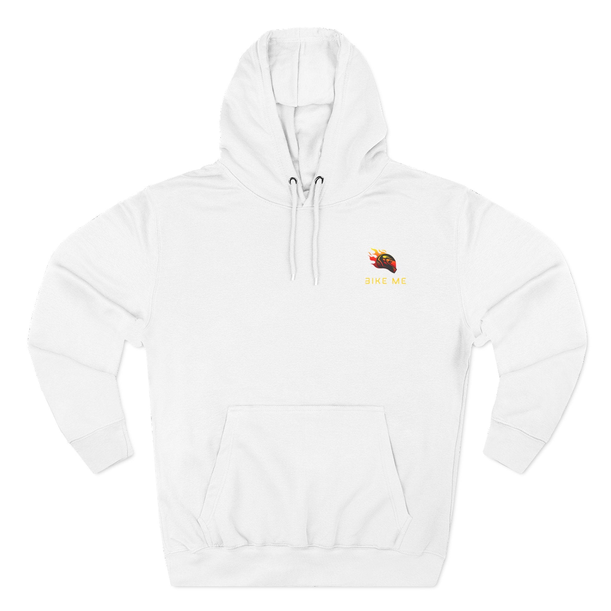 "Bike Me" Flaming Helmet Graphic Hoodie