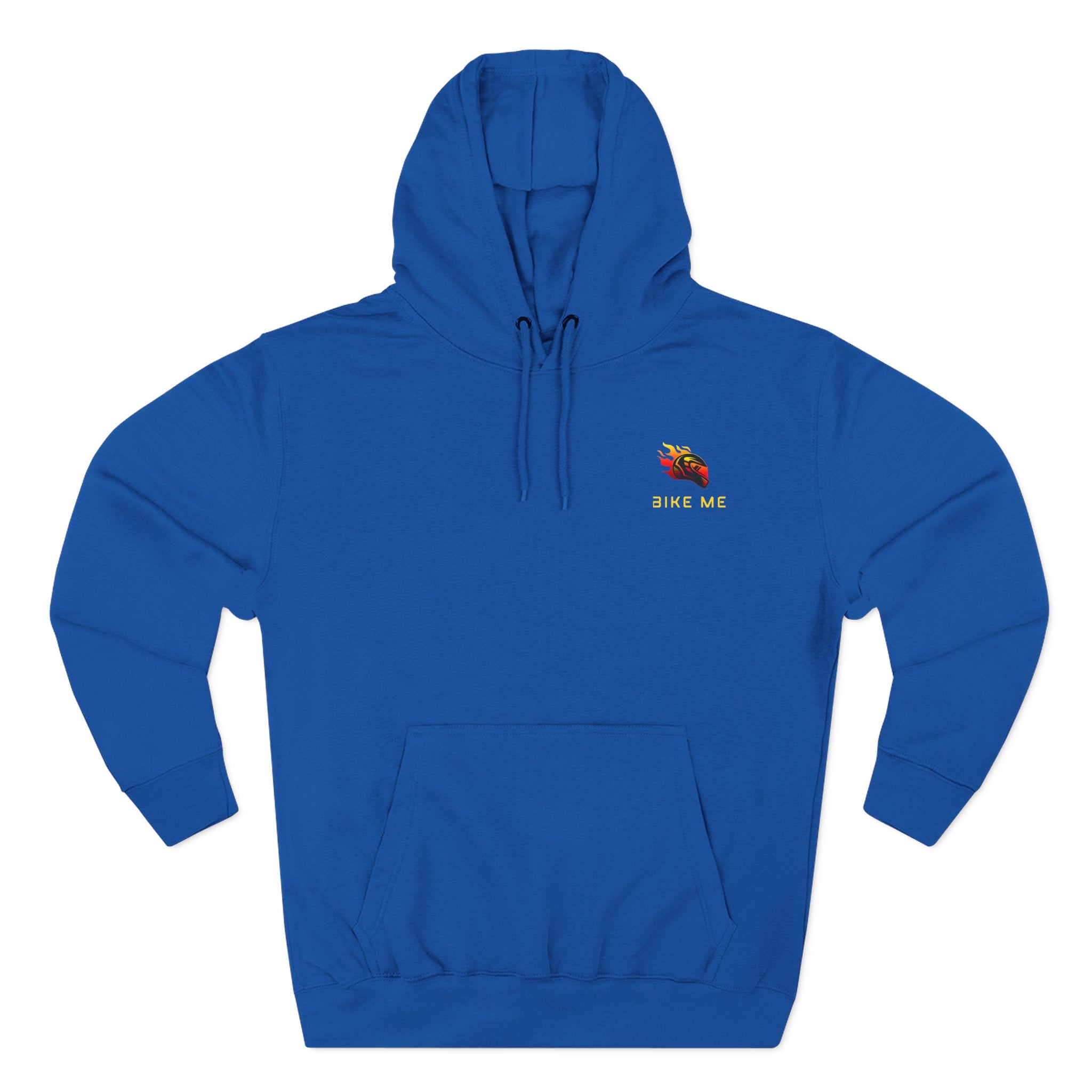 "Bike Me" Flaming Helmet Graphic Hoodie