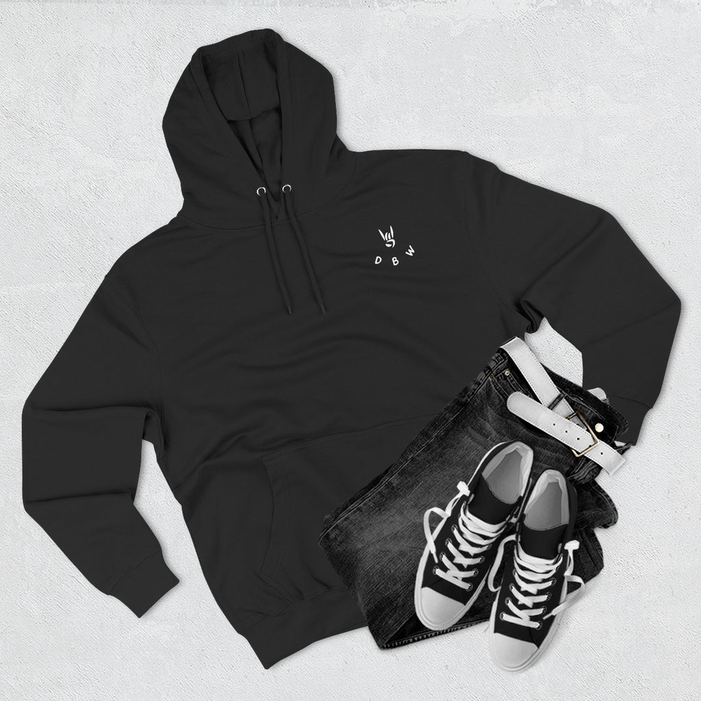 "Don't Be Weird" 3-Panel Fleece Hoodie